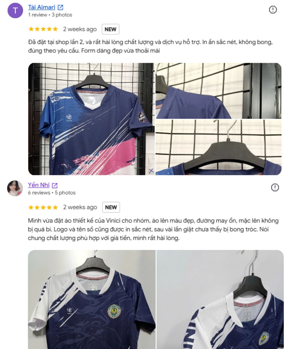 Feedback 5 sao trên Google Maps từ khách hàng