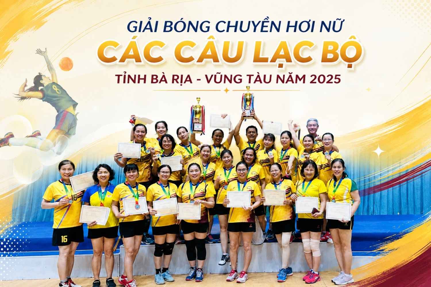 Giải bóng chuyền hơi nữ các CLB tỉnh BR-VT