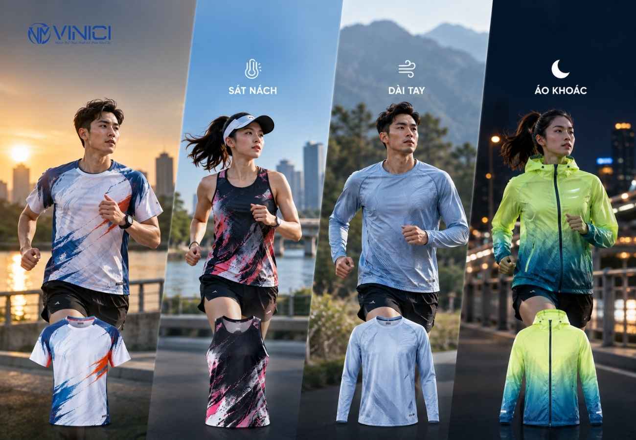 Chọn áo theo cự ly và mục đích chạy
