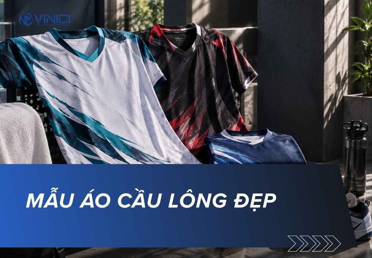 Mẫu áo cầu lông đẹp: Thiết kế cho CLB, đội nhóm & công ty