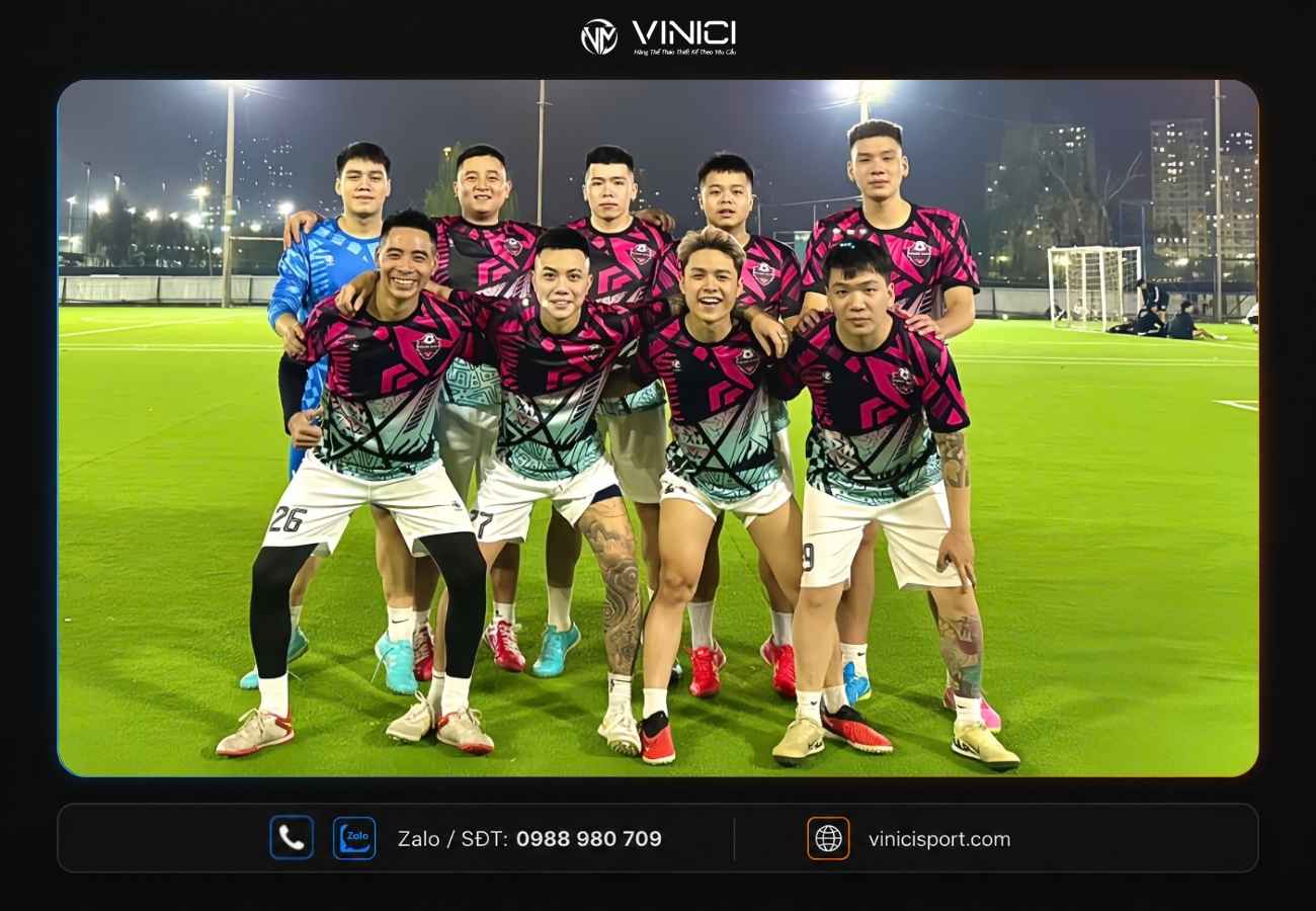 Mẫu áo được đội mặc thi đấu thực tế