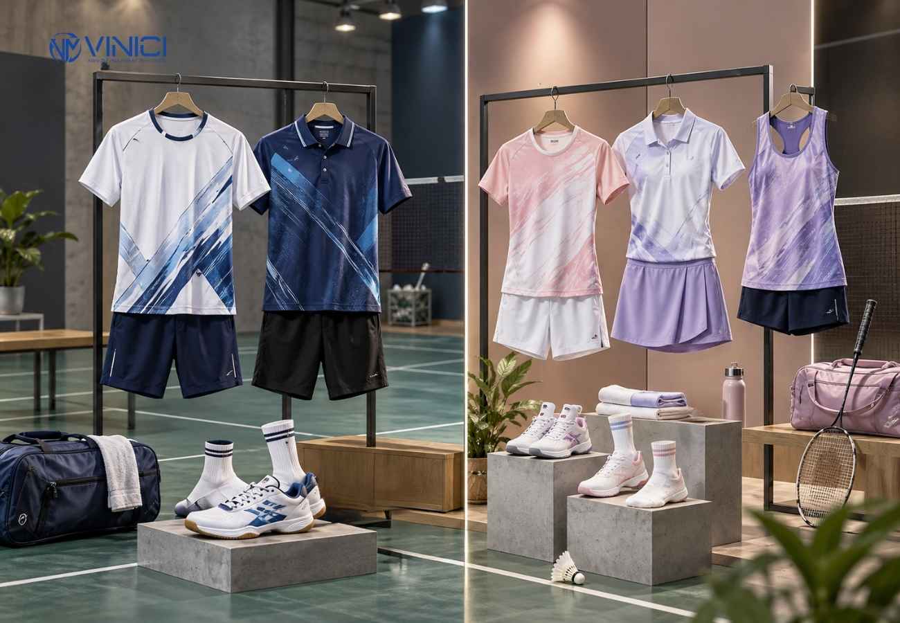 Nam và nữ nên mặc gì khi chơi cầu lông
