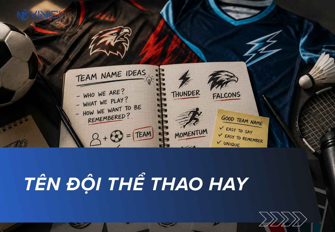 Tên đội thể thao hay: 150+ ý tưởng ngầu, vui và dễ nhớ
