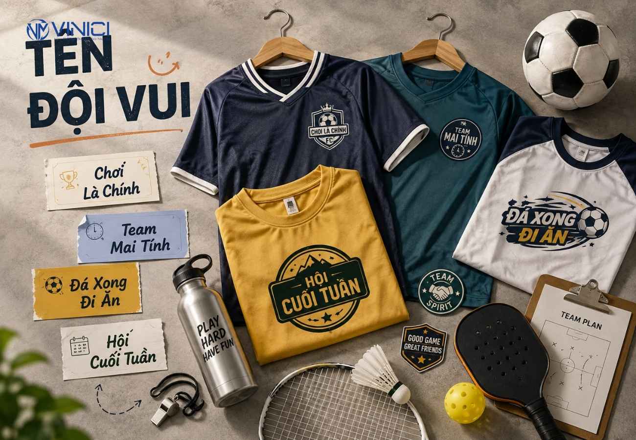 Tên đội thể thao vui, hài hước