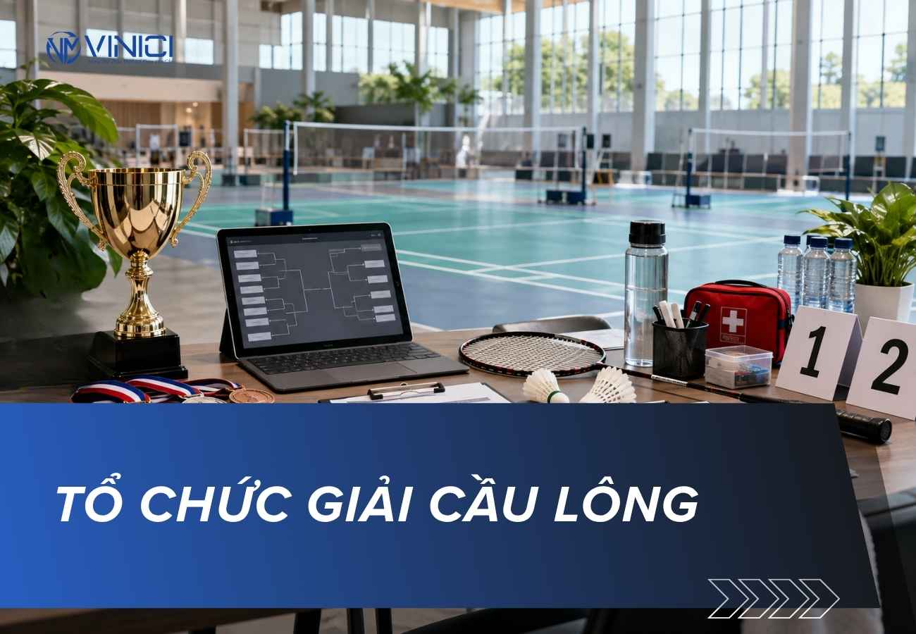 Chi tiết quy trình tổ chức giải cầu lông phong trào, chuyên nghiệp từ A-Z