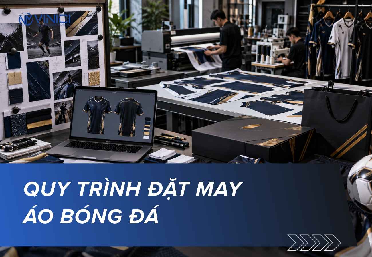 Quy Trình Đặt May Áo Bóng Đá Theo Yêu Cầu Tại Vinici